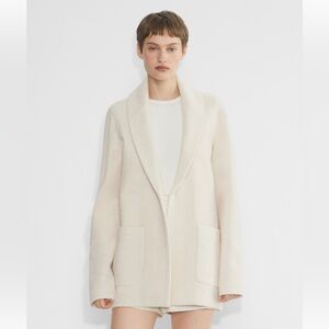 Shawl Merino Wool Below-Bum Jacket